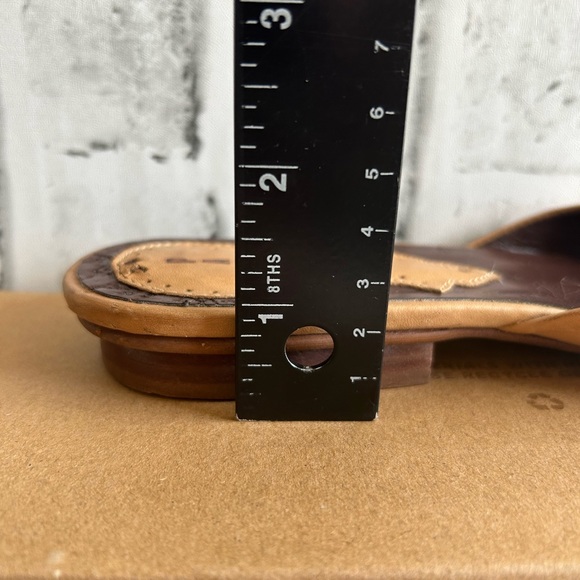 Pazzo Leather Embroidered Flats size 9M - Picture 8 of 9